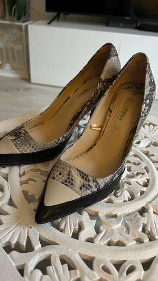 Zapatos Uterqüe Tacón Animal Print