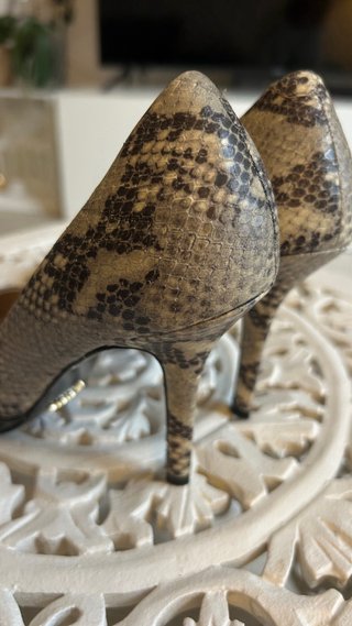 Zapatos Uterqüe Tacón Animal Print