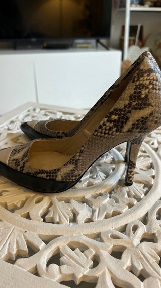 Zapatos Uterqüe Tacón Animal Print