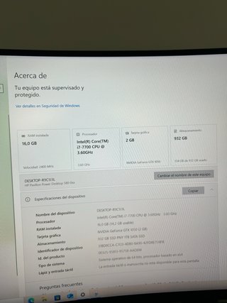 PC da Gaming HP Pavilion Power Nero