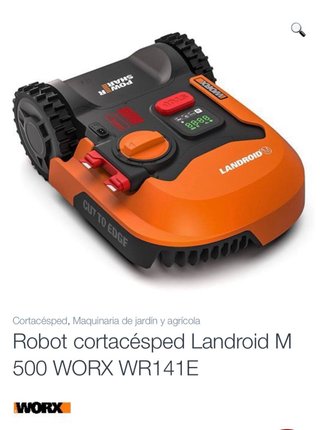 Robot Cortacésped Worx M500 WR141E