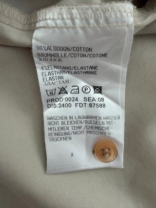 Camicia Hugo Boss Beige Uomo Taglia XL