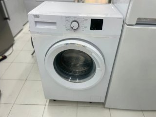 Nevera y Lavadora Beko Blanca Estrecha