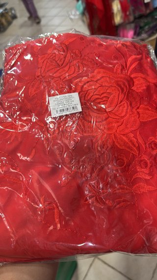 Manton Sevillanas Rojas 190 cm