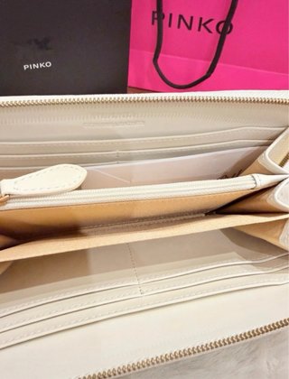 Nuovo Portafoglio Pinko in Pelle Grande Rosa!!
