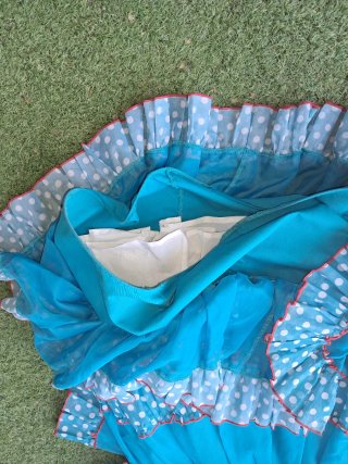 Vestido de flamenca niña 9 a 12 años