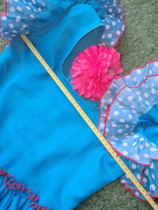 Vestido de flamenca niña 9 a 12 años