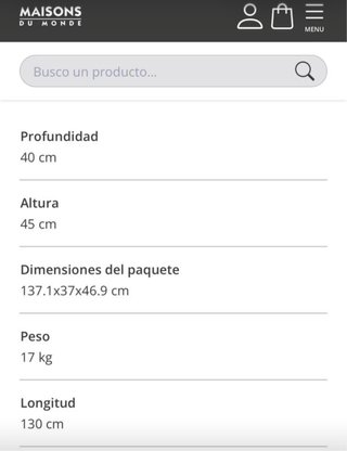 Mueble TV Maisons du Monde ratán