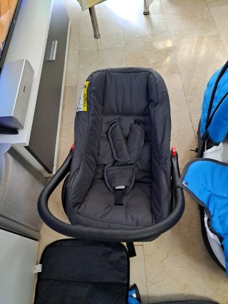 Carro bebé 3 en 1 azul