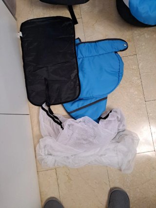 Carro bebé 3 en 1 azul