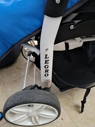 Carro bebé 3 en 1 azul