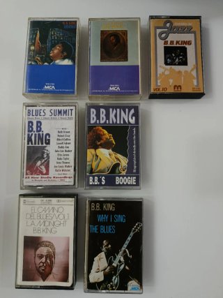 7 B.B. King Cintas Cassettes ELIGE Blues Jazz