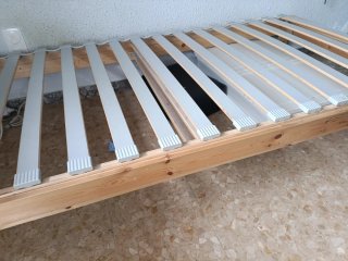 Estructura Cama Madera con Somier