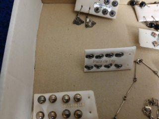 Lote de pendientes de plata