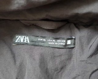 Chaqueta Zara Negra Talla XL