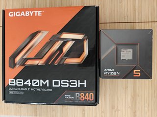 Combo Ryzen 5 7600 y Placa Gigabyte B840M