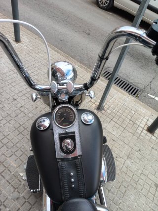 Harley Davidson Fat Boy 2007 Negra/Azul