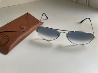Gafas Ray-Ban Aviador Azul Originales