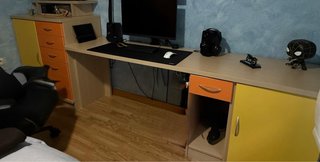 Mueble juvenil cajonera y armario