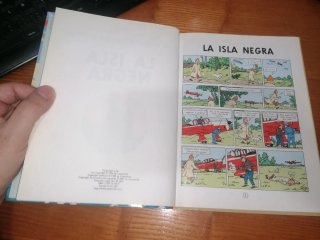 Cómic: LA ISLA NEGRA. LAS AVENTURAS DE TINTÍN