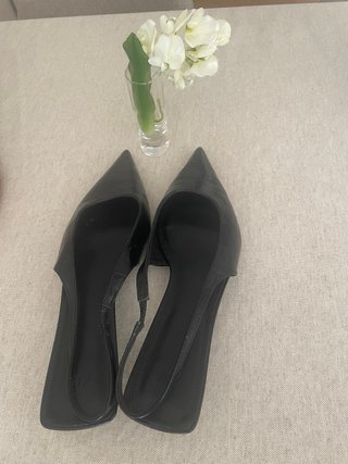 Zapatos tacón kitten negro