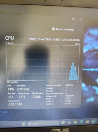 Portatile Asus i5 10ª Gen SSD Argento
