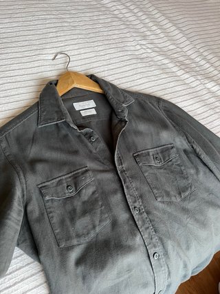 Camisa Massimo Dutti Verde Oliva Talla L.