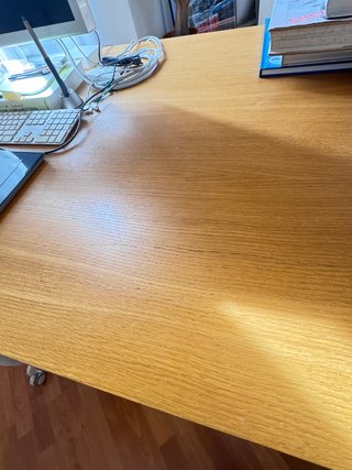 Mesa de oficina de madera maciza
