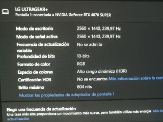 Monitor LG OLED 1440p