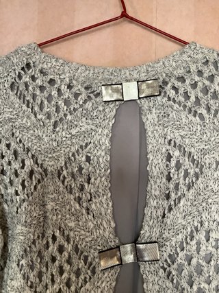 Jersey MIAO gris calado talla única