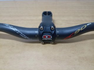 Nuevo carbono liso mate ud eston manillar potencia