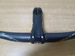 Nuevo carbono liso mate ud eston manillar potencia