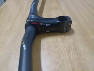 Nuevo carbono liso mate ud eston manillar potencia