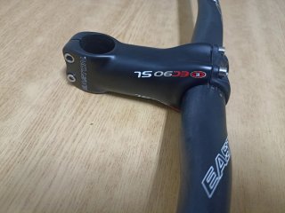 Nuevo carbono liso mate ud eston manillar potencia