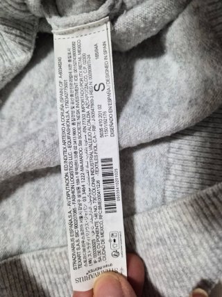 Jersey gris de punto