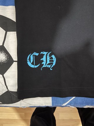 Camiseta Chrome Hearts Negra y Azul