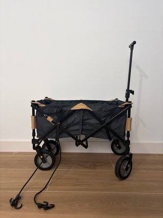 Carro plegable camping Quechua 50kg