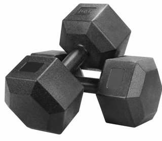 2 Mancuernas Hexagonales 10kg