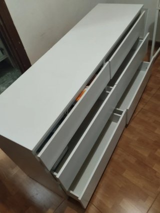 Cajonera blanca 6 cajones