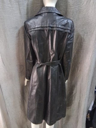 Trench donna vera pelle tg 44