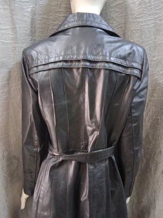 Trench donna vera pelle tg 44