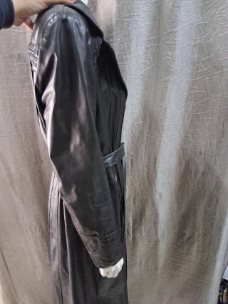 Trench donna vera pelle tg 44
