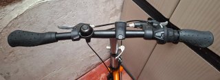 BICICLETA PLEGABLE NARANJA LEOTRON CN MEJORAS AÑAD