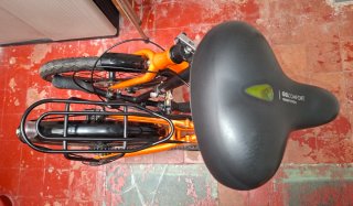 BICICLETA PLEGABLE NARANJA LEOTRON CN MEJORAS AÑAD