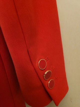 Chaqueta Zara Roja Talla 38 Entallada