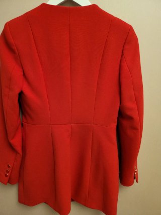 Chaqueta Zara Roja Talla 38 Entallada