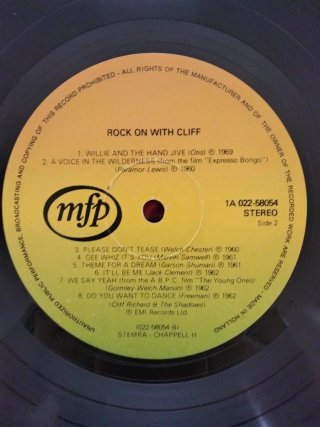 Vinilo LP Cliff Richard Rock On