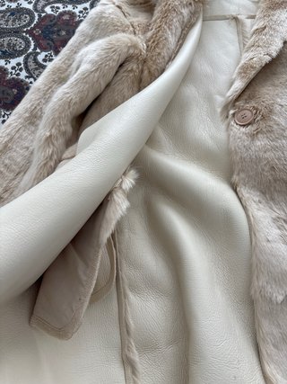 Cappotti Bimba y Lola Beige in Pelliccia Sintetica