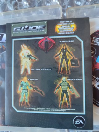 G.I. Joe PS3 Juego Completo con Manual