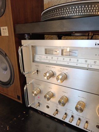 Equipo Hi-Fi Inkel + Technics SL 2000 + JVC SK44